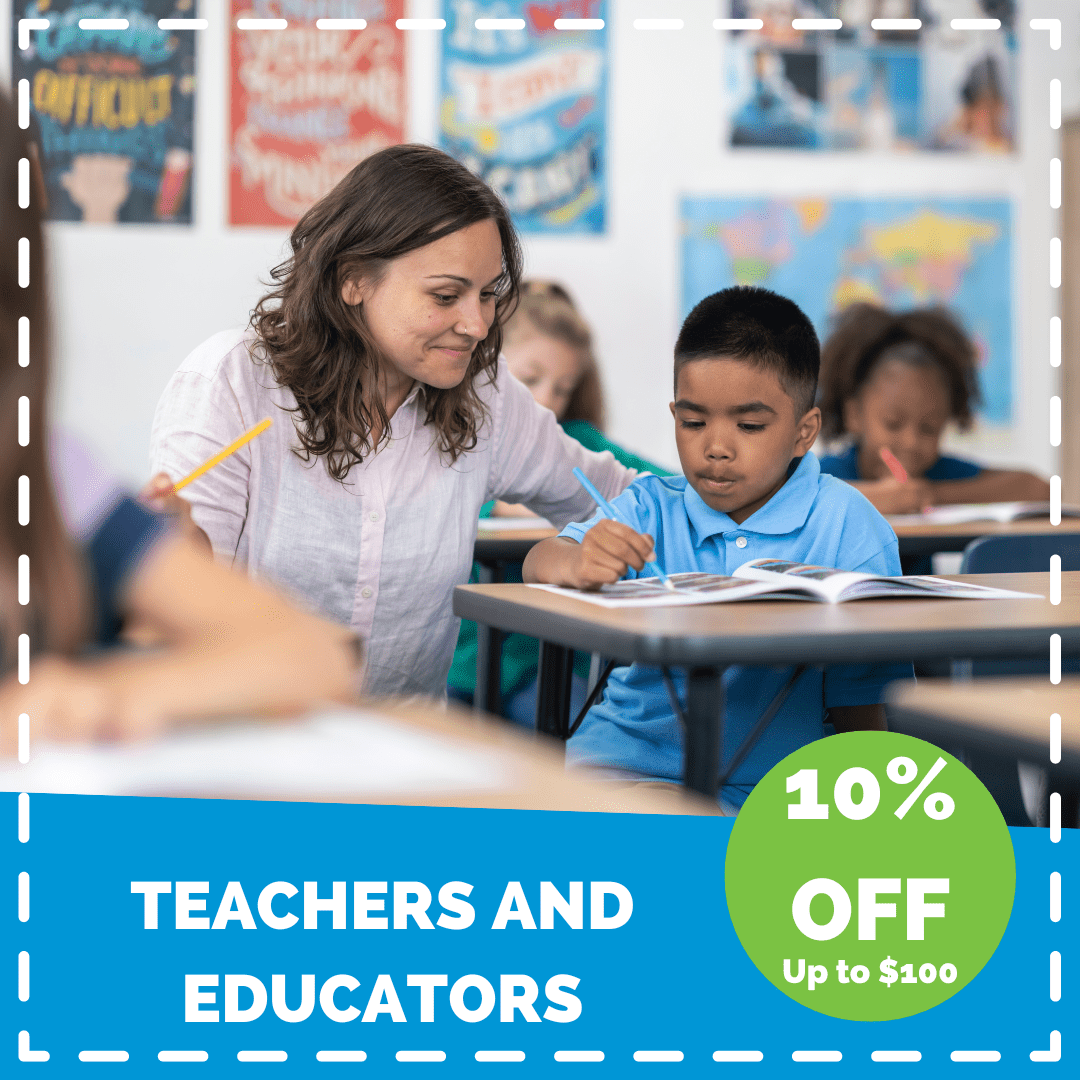 10% Off For Teachers and Educators