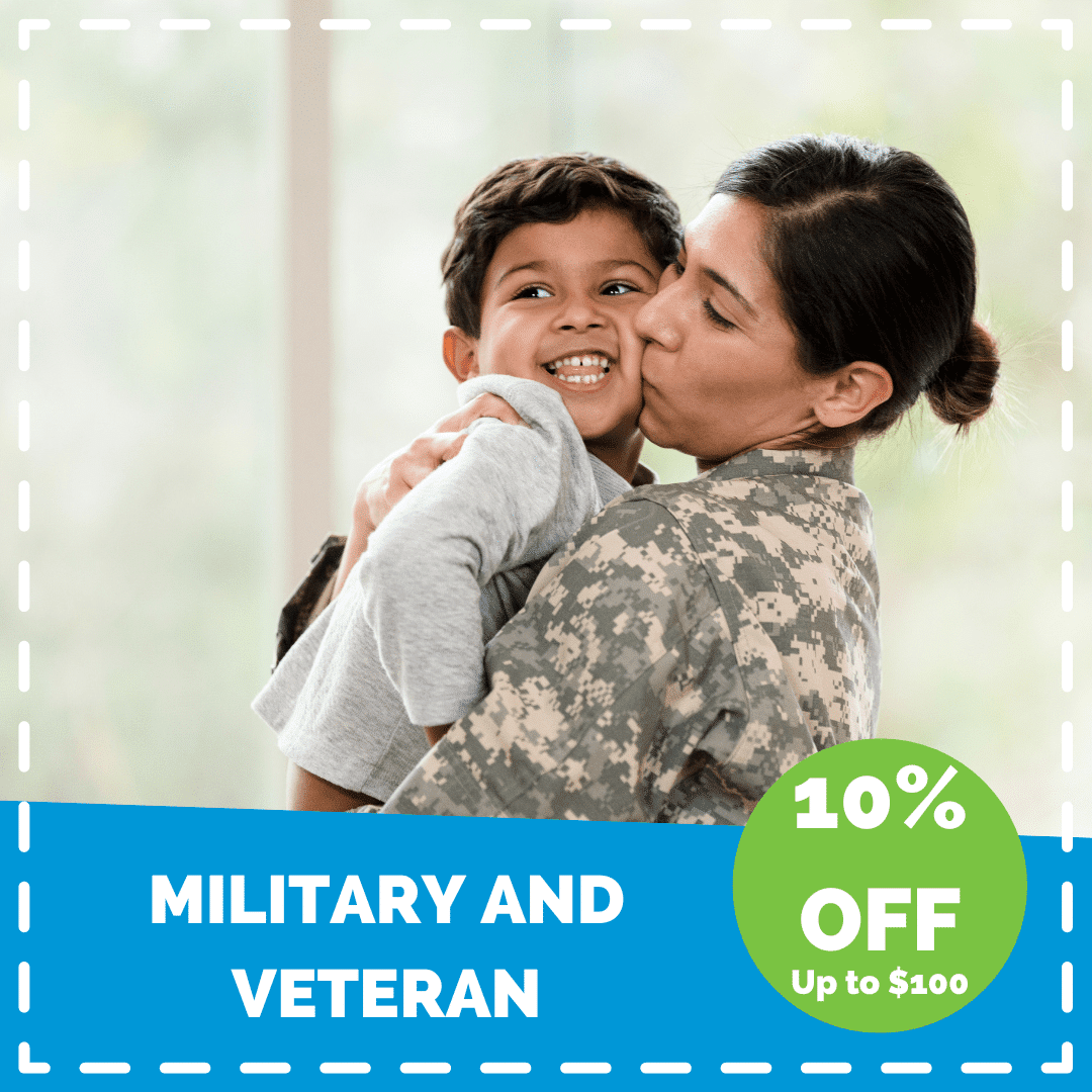 10% Off For Military and Veterans