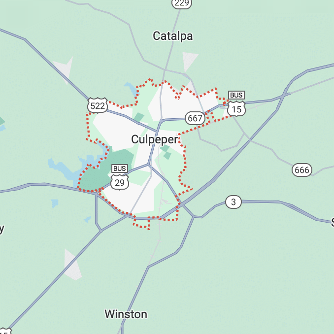 Culpeper map