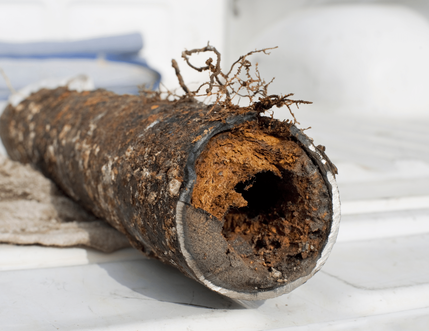 pipe in need of hydro jetting services