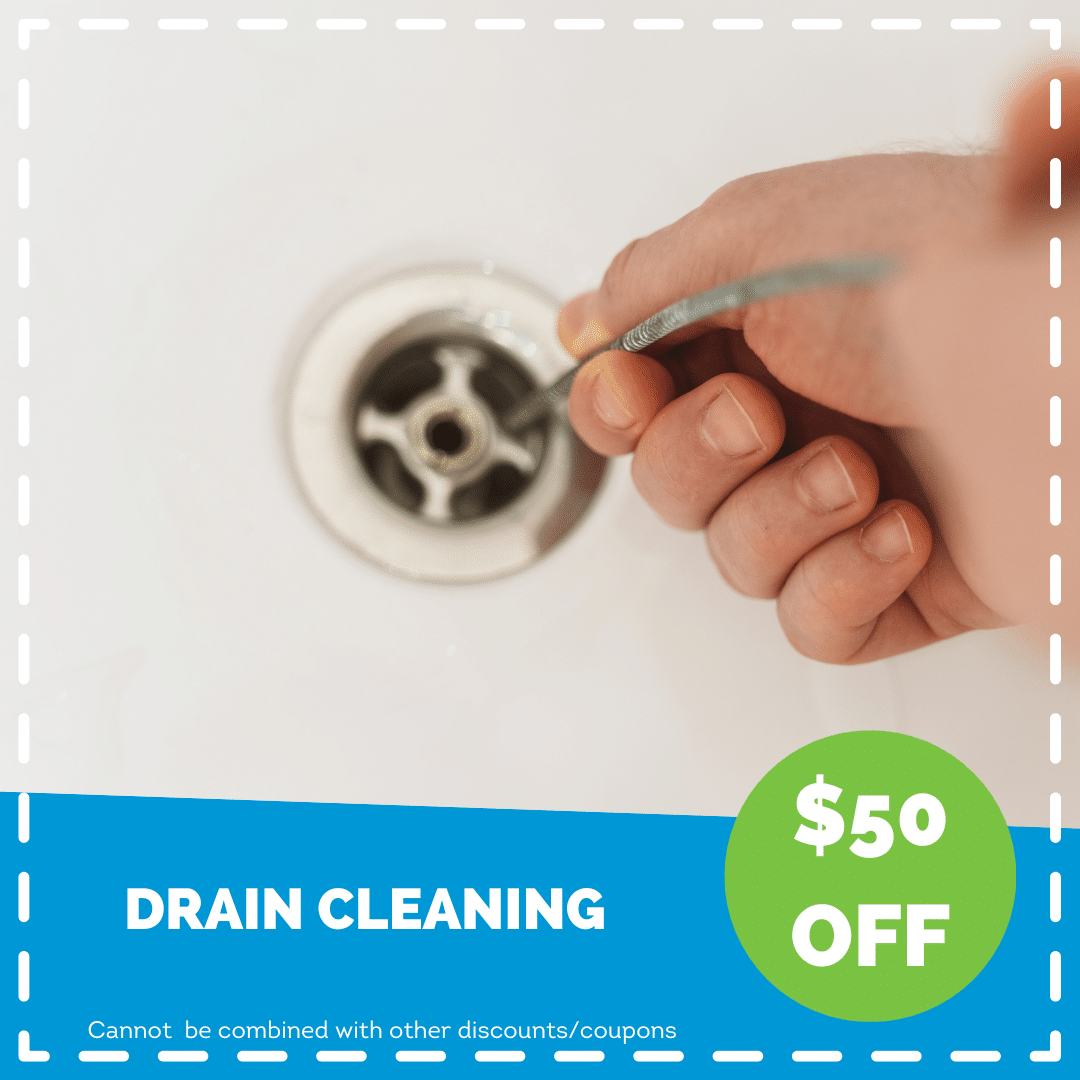 $50 off drain cleaning