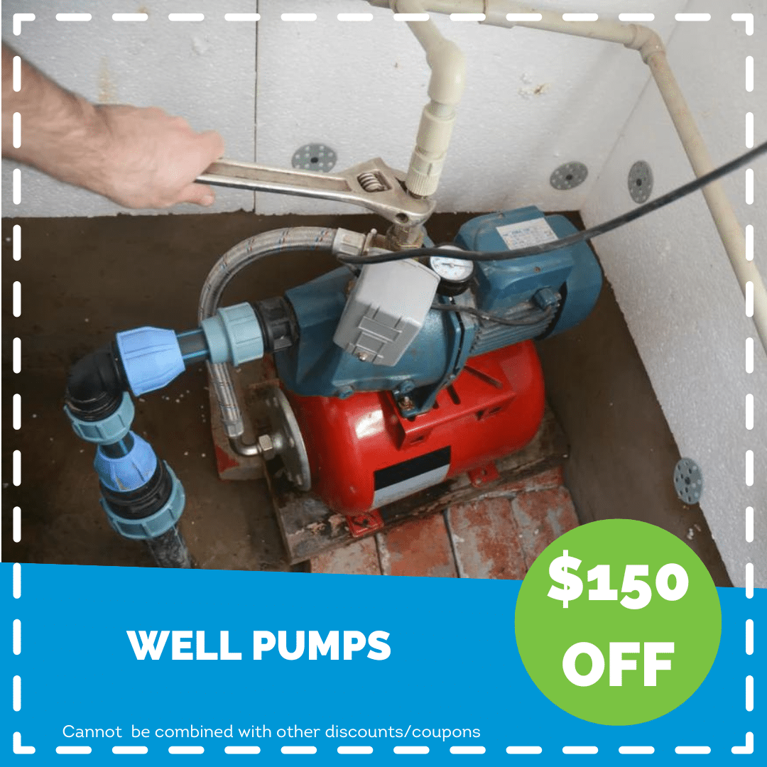 $150 off well pumps