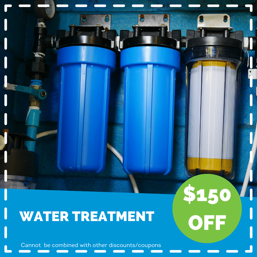 $150 off water treatment